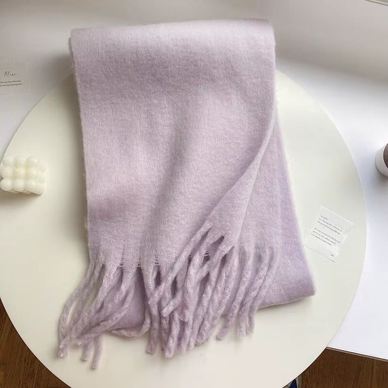 New Cashmere Scarf Woman Black Red Scarf Winter Scarves Ladies Scarf Warm XWJ12