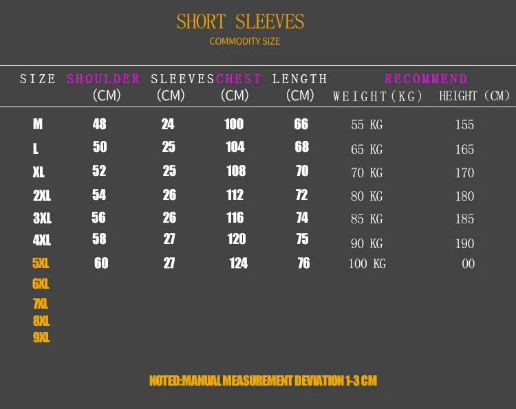 Hip Hop Loose Mens Streetwear T-Shirts Casual Classic 2023 Summer Short Sleeves T Shirt Black White Tshirt Tees Oversize 5XL