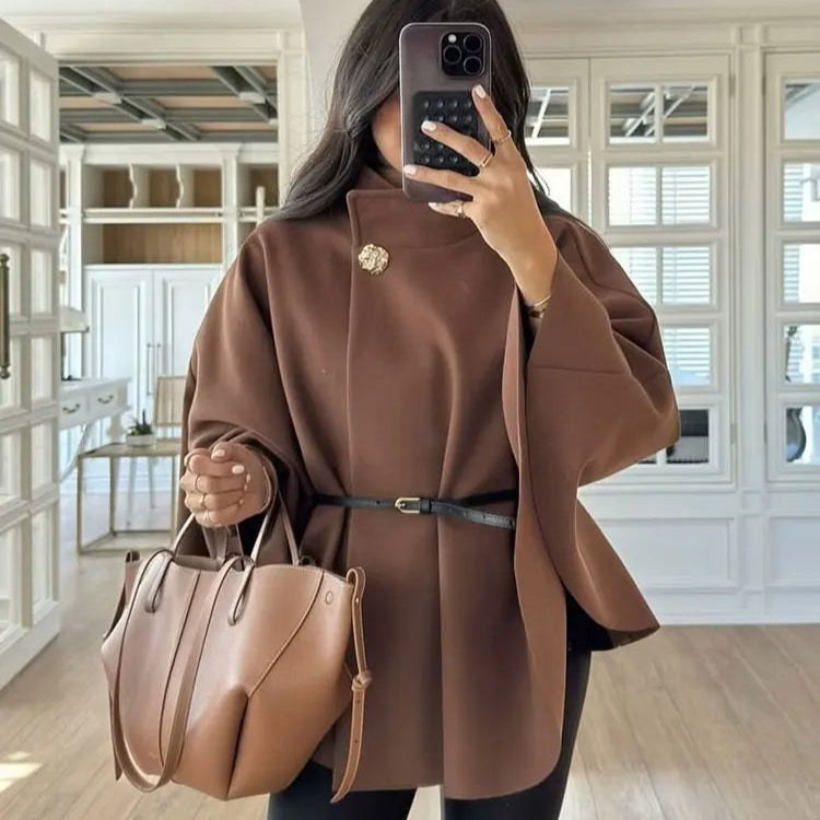 2024 Autumn Women Jacket Fashion with Belt Coat Long Sleeve Jackets for Women Casual New in Outerwear